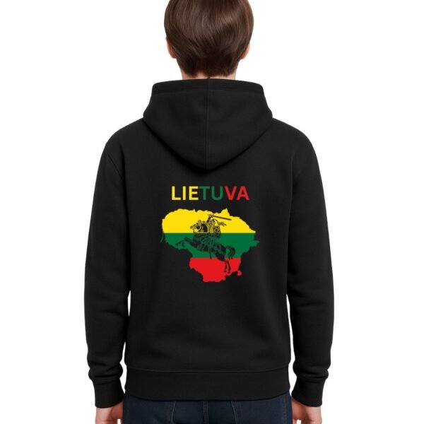 LIETUVA iš nugaros LIETUVA iš nugaros UNISEX džemperis